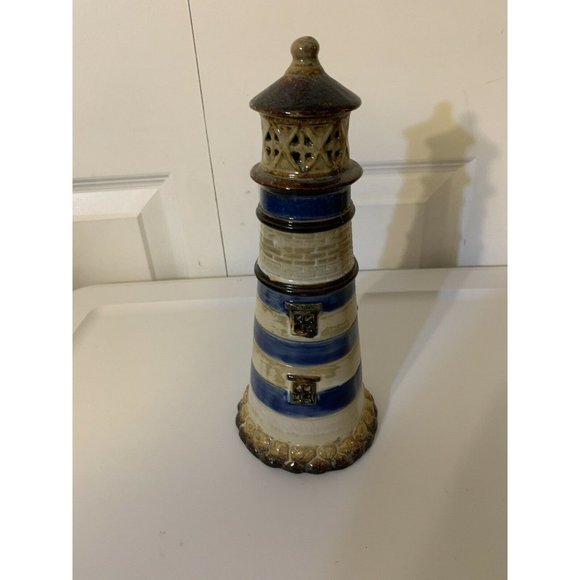 10" High Ceramic Lighthouse‎ Decor maritime - Picture 1 of 8